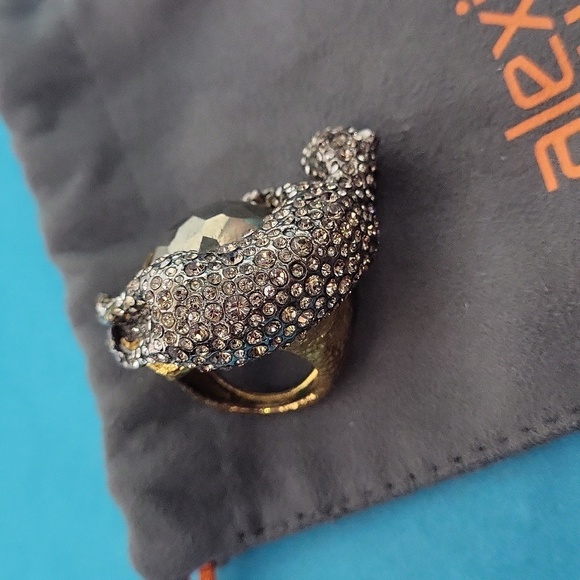 Alexis Bittar Siyabona Panther Statement Ring Size 7.25 - Picture 7 of 14